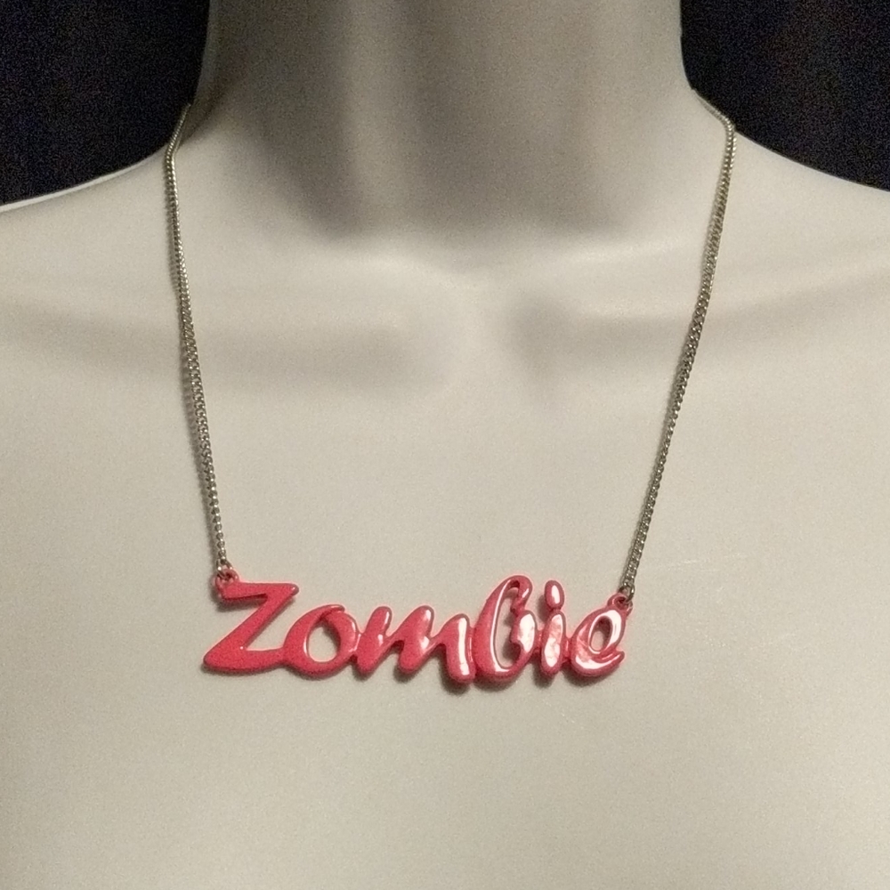 Claire's Zombie necklace